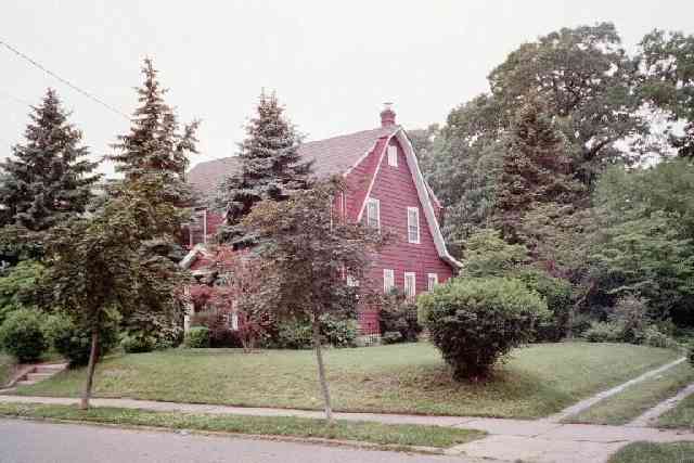 The once lovingly tended yard is totally overgrown.